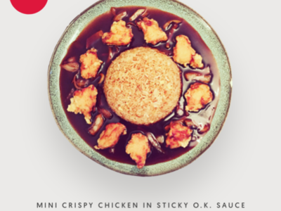 Mini Crispy Chicken in Sticky O.K. Sauce